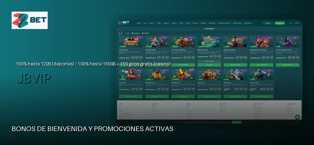 22bet promotional banner